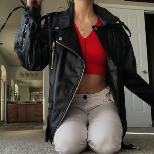 Leather Biker Jacket